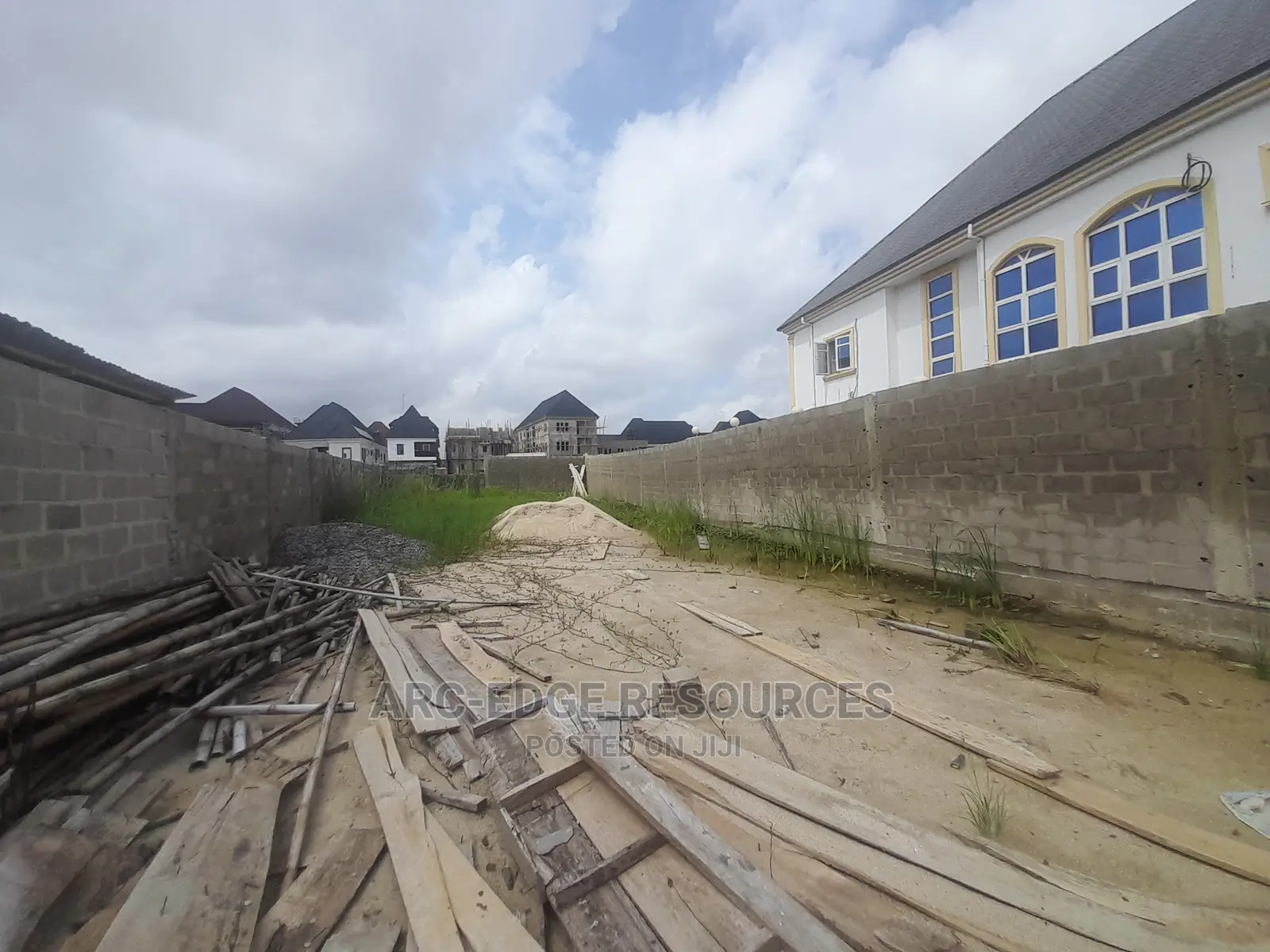 Sandfilled, Fenced and Gated Land