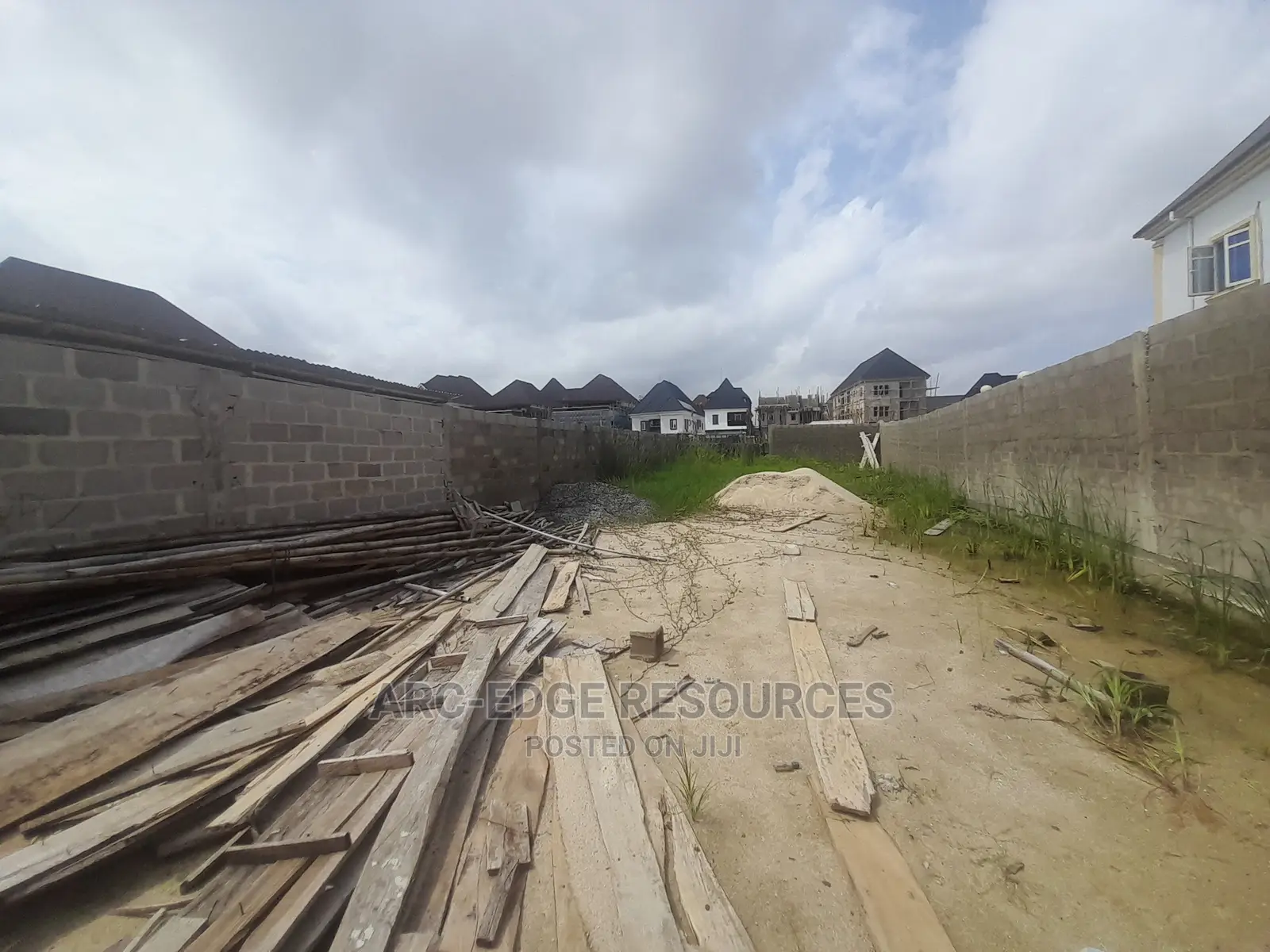 Sandfilled, Fenced and Gated Land