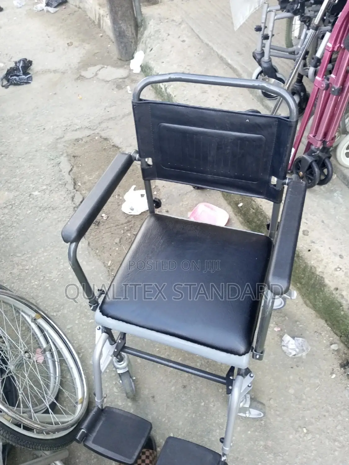 Advanced Anti Corrosion Commode Wheelchair