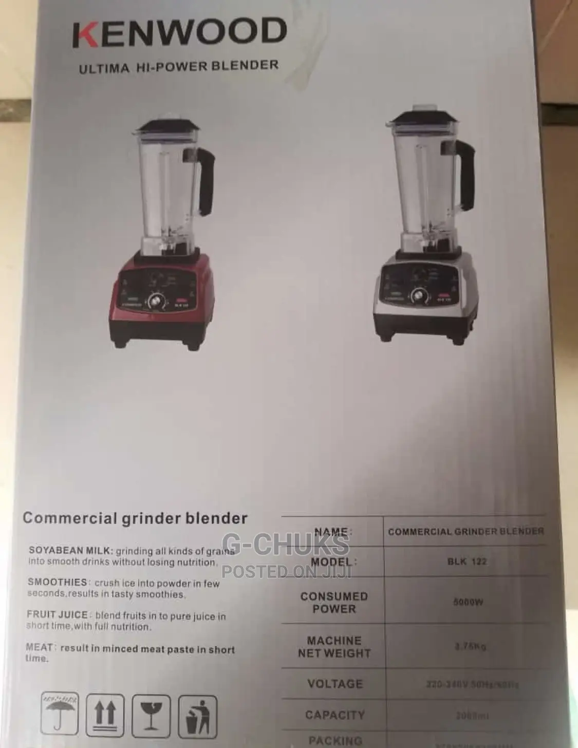 Kenwood Ultima Hi-Power Commercial Blender