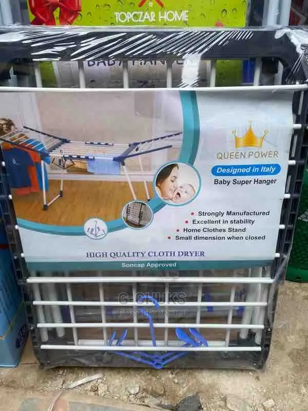 Queens Power Foldable Horizontal Baby Cloth Hanger / Dryer