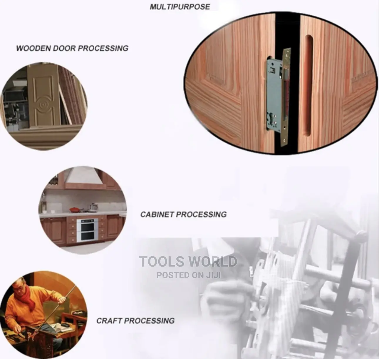 Portable Wooden Door Lock Punch Slotting Woodworking Mortise