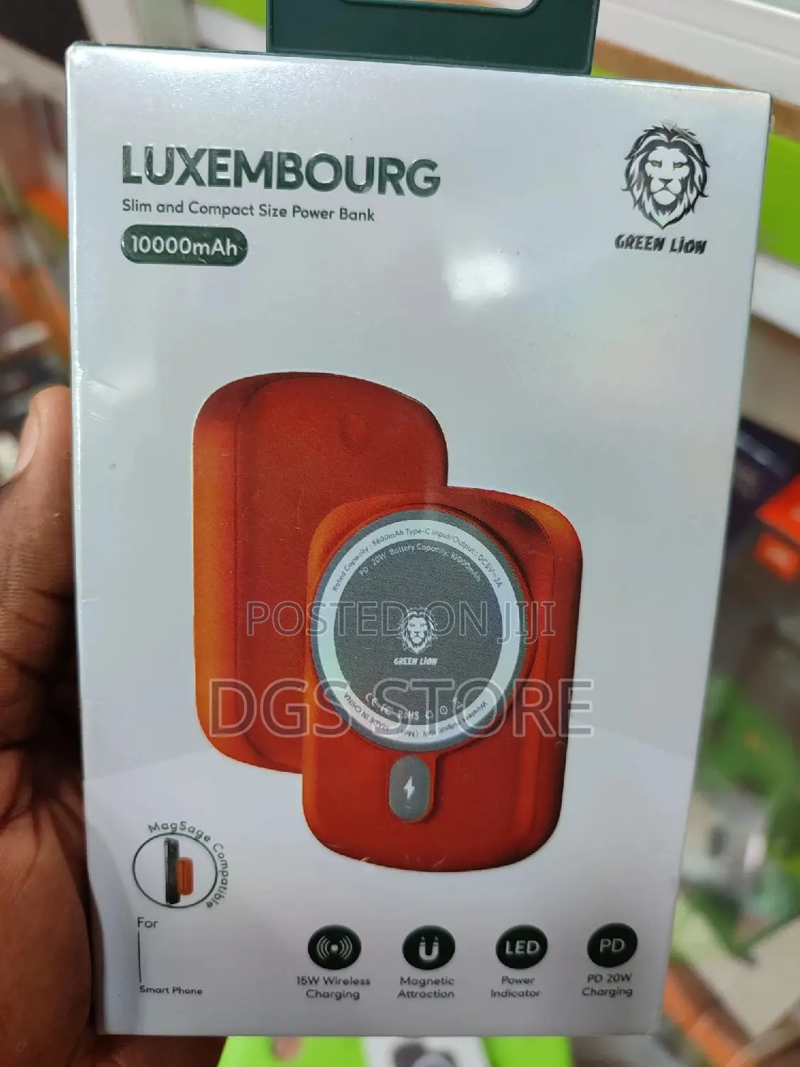 Green Lion Luxembourg Slim Compact Size 10,000mah 20w Pd