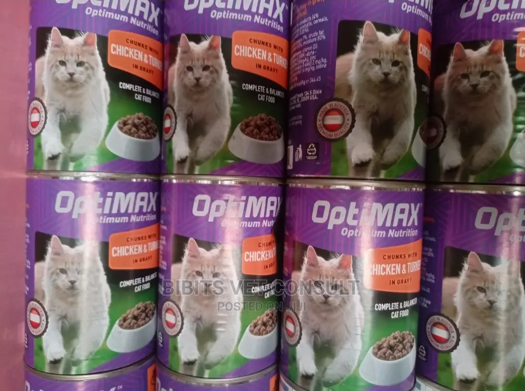 Cat Can Food X12 (Optimax, Booster)