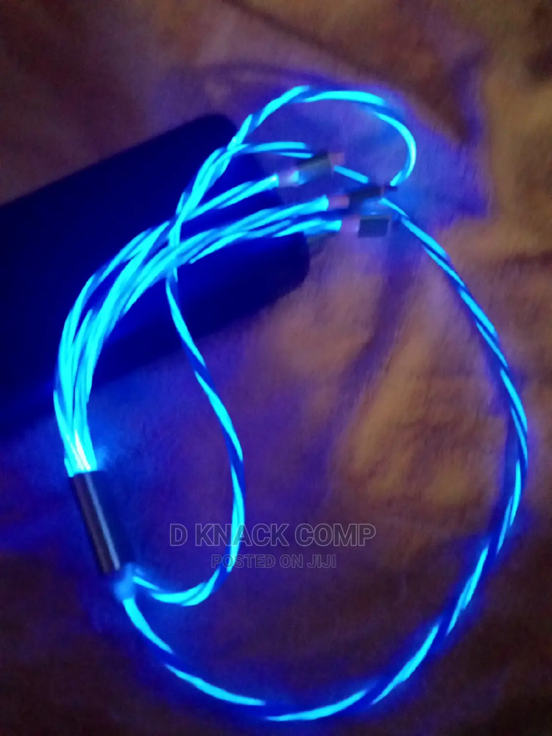 3 in 1 USB Charger Cable for Mobile Phone LED