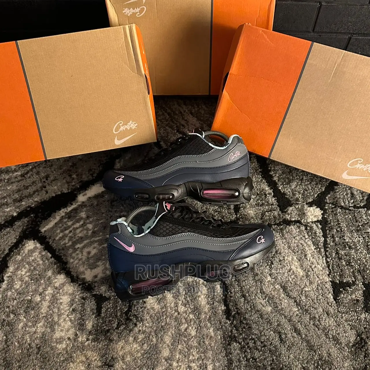 Corteiz X Nike Airmax 95 "Pink Beam” Sneakers