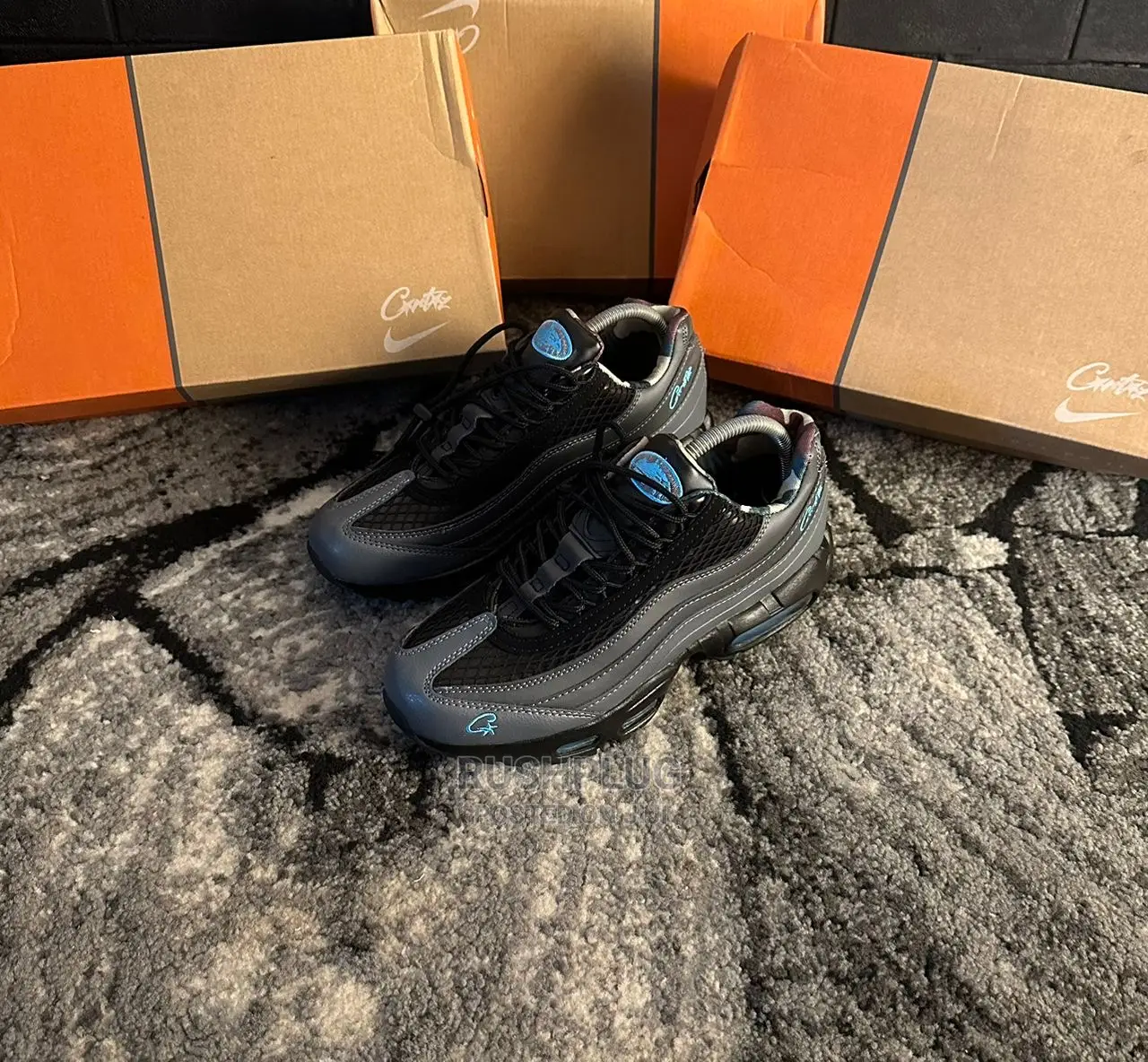 Quality Corteiz X Nike Airmax 95 "Aegean Storm”Sneakers