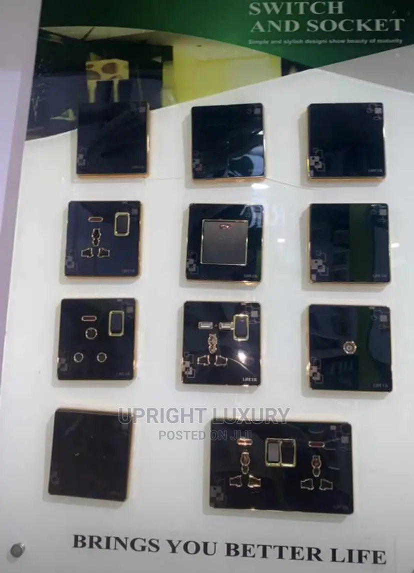 Acraylic Black Switches