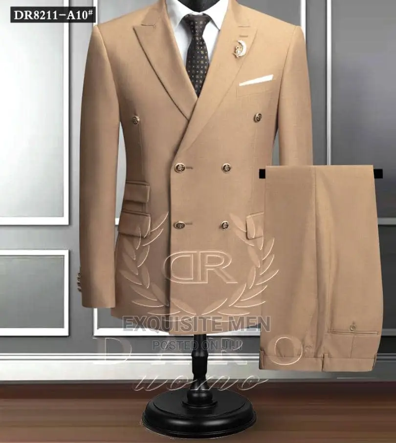 Exclusive Italian Style Slimfit Double Breasted Men Suit