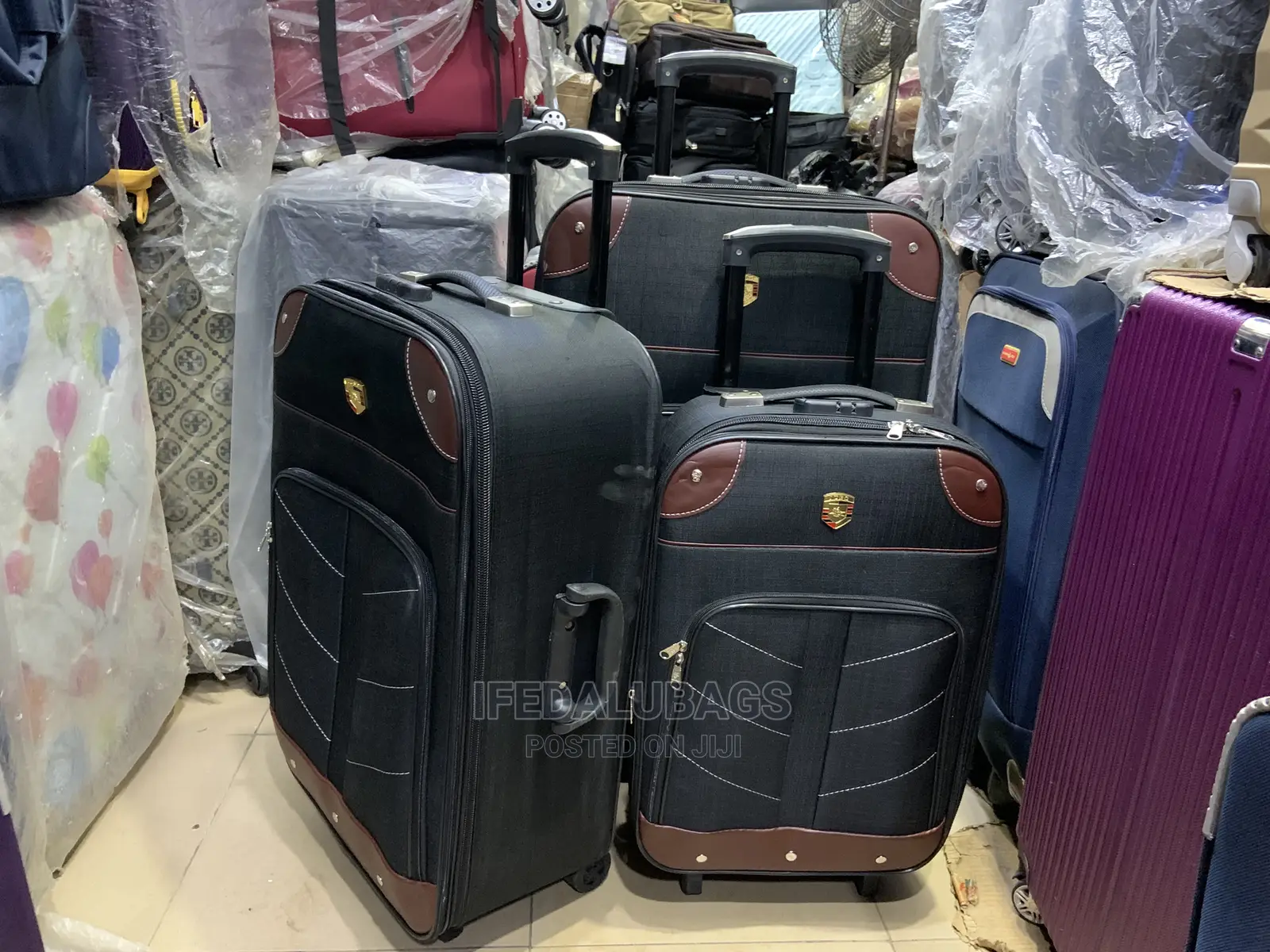 Set of Quality Light Weight Travel Luggage With Back Wheels