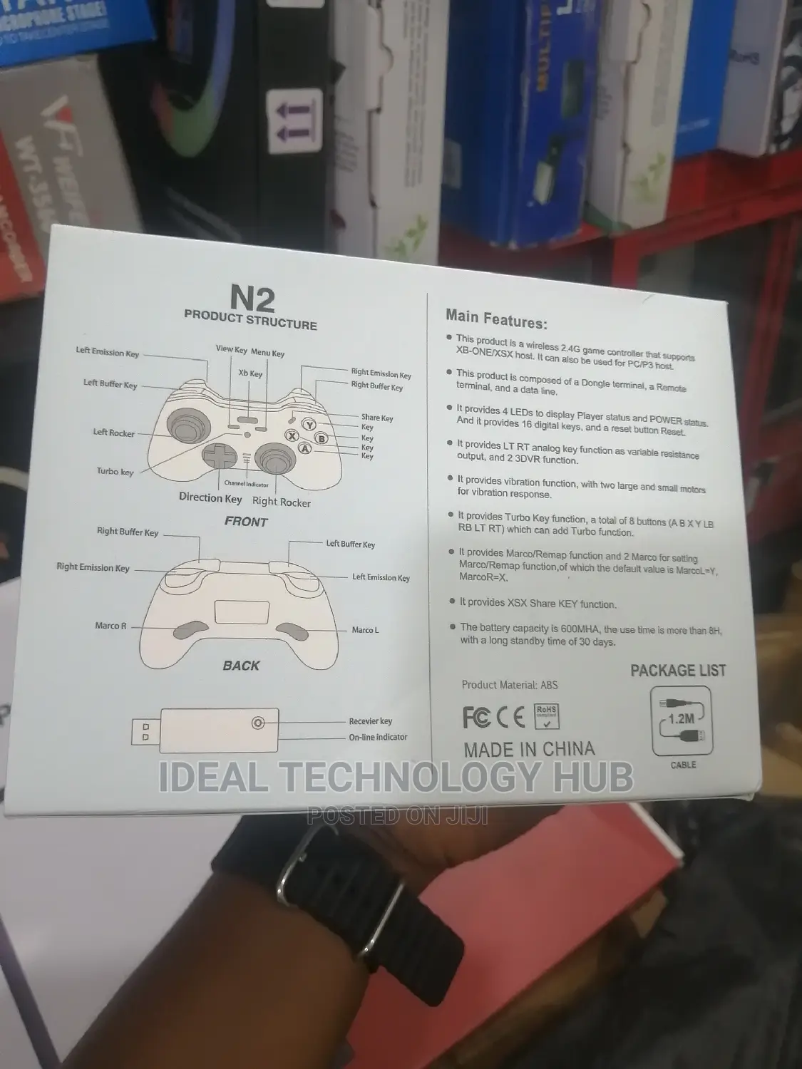 N2 Controller for Xbox One / PS3 / PC Wireless Joystick