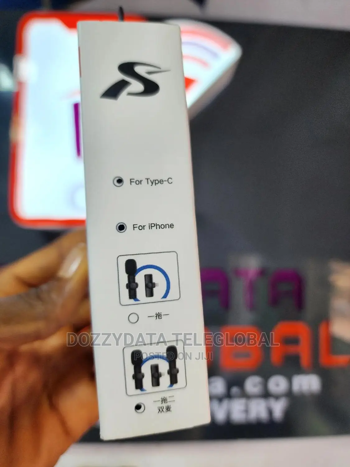 Dual Wireless Microphone for Type C Noise Cancellation