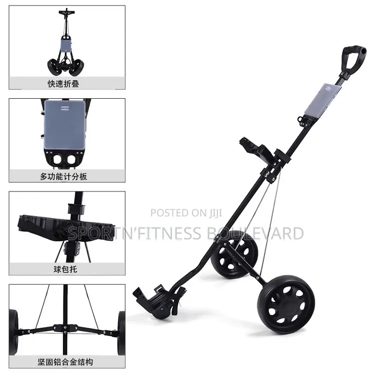 Durable Two Wheel Golf Trolley