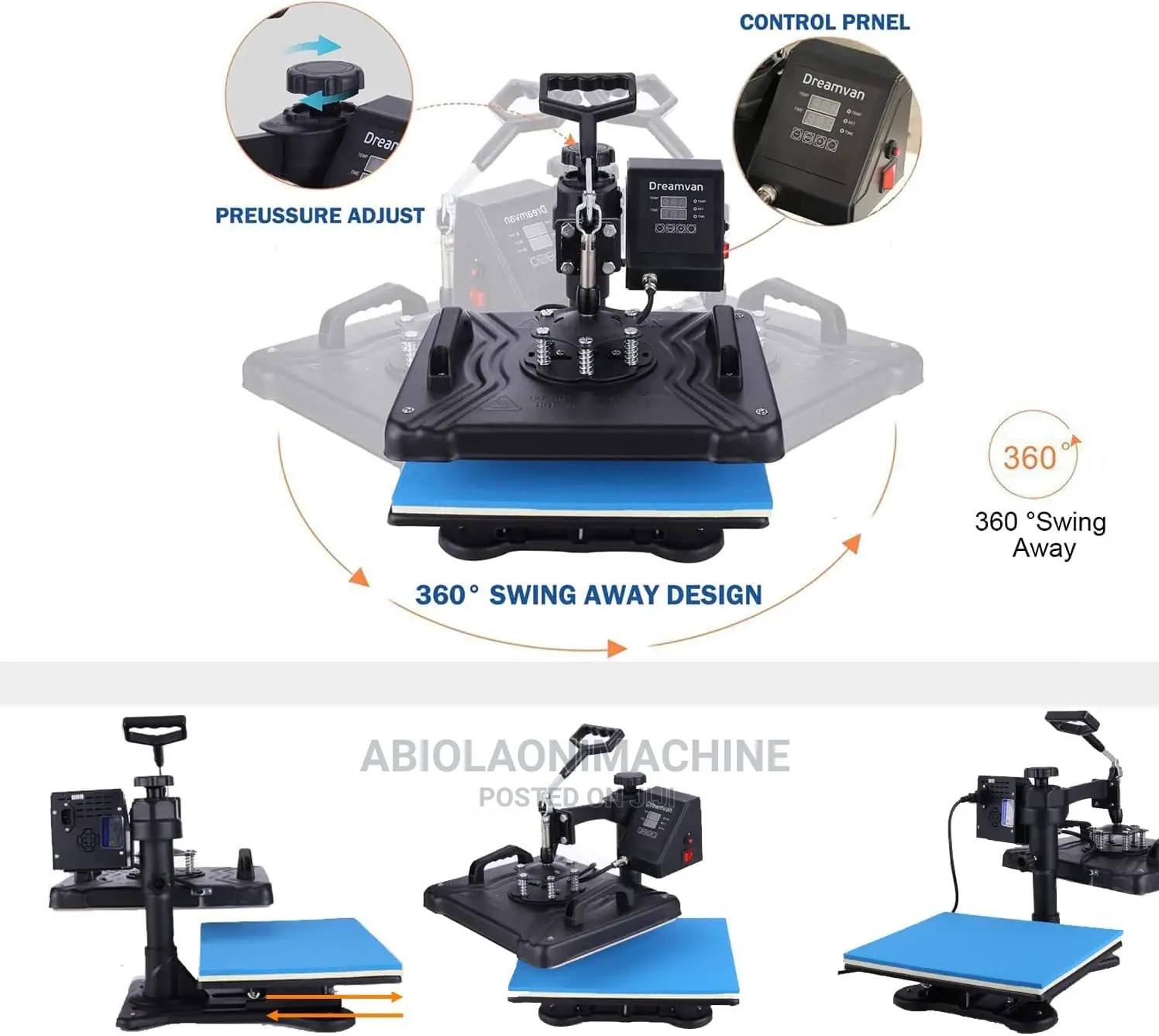 8in1 Heat Transfer Machine