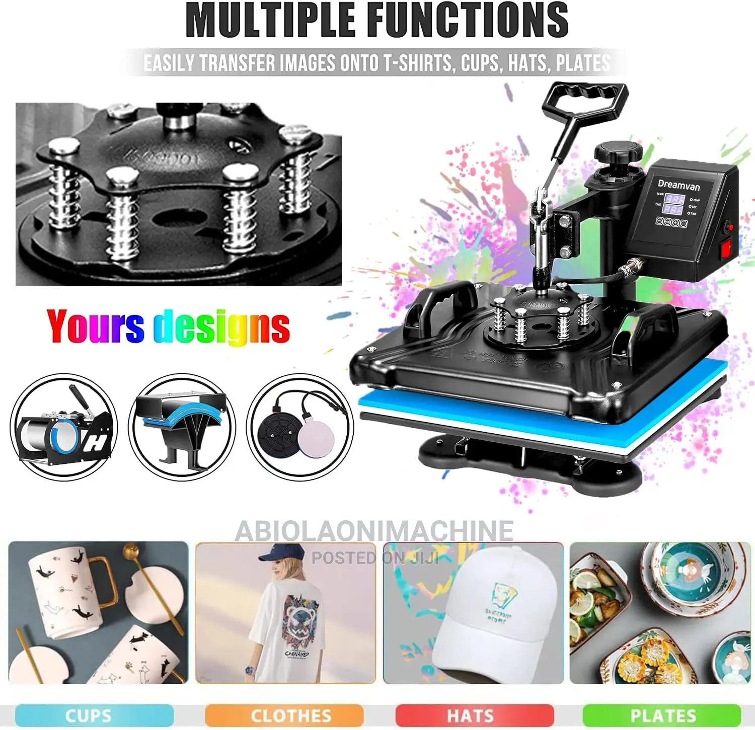 8in1 Heat Transfer Machine