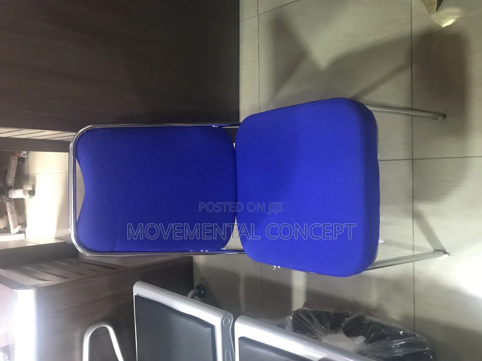 Executive Blue Banquet Chair