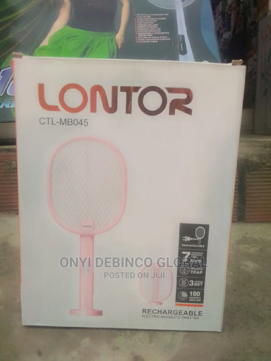 Lontor Mosquito Killer Swatter Bat With Stand