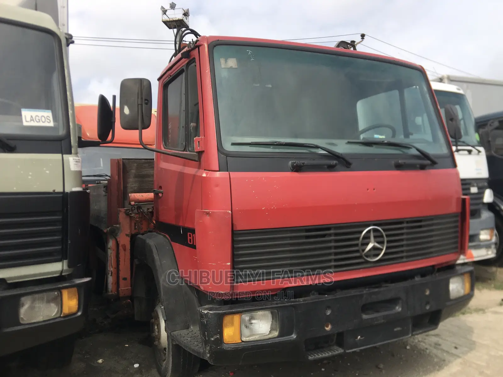 Mecedeces 814 HIAB Truck 2000