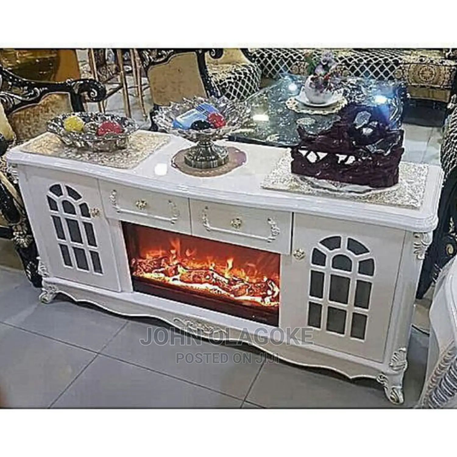 Royal Fireworks Tv Stand With Drawers