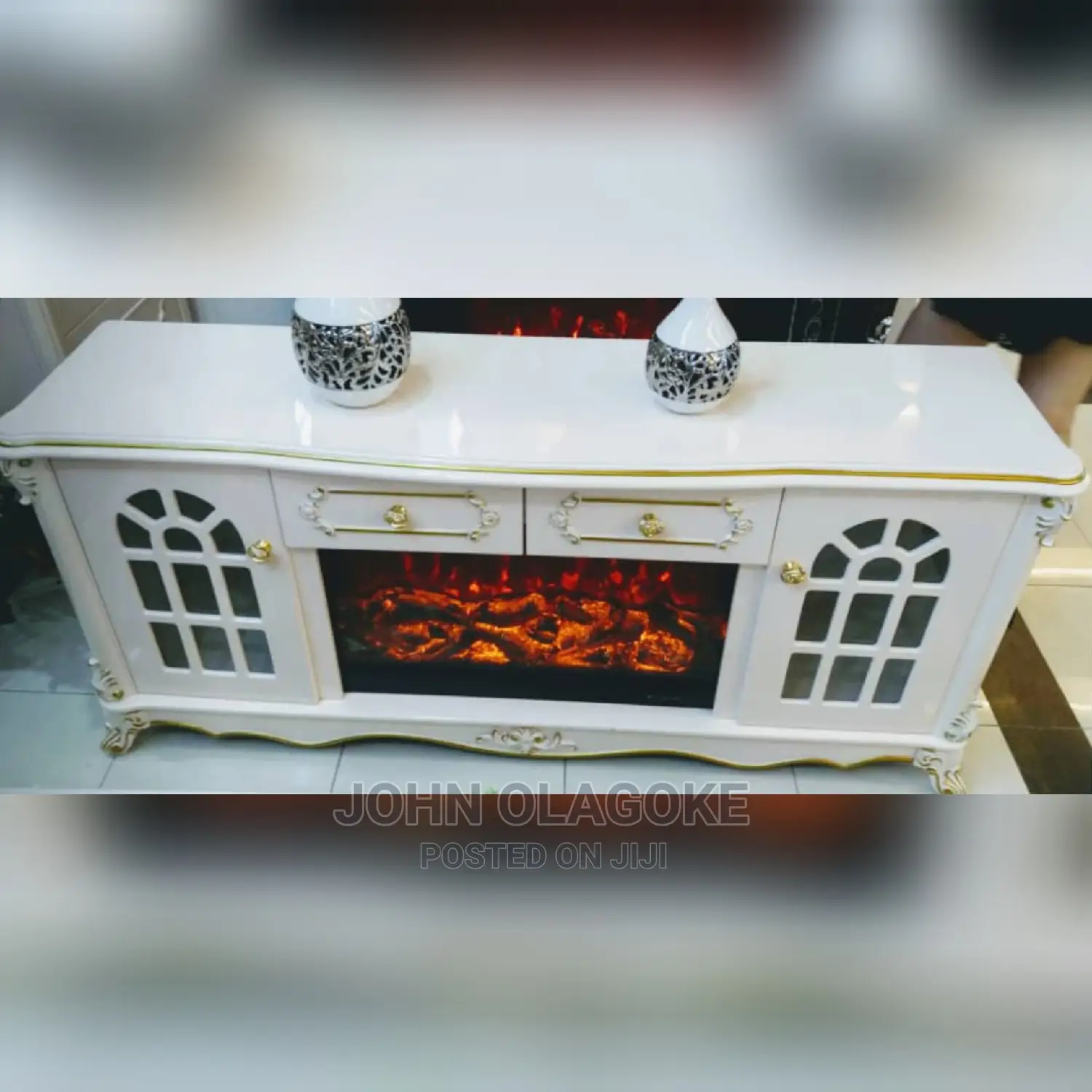 Royal Fireworks Tv Stand With Drawers