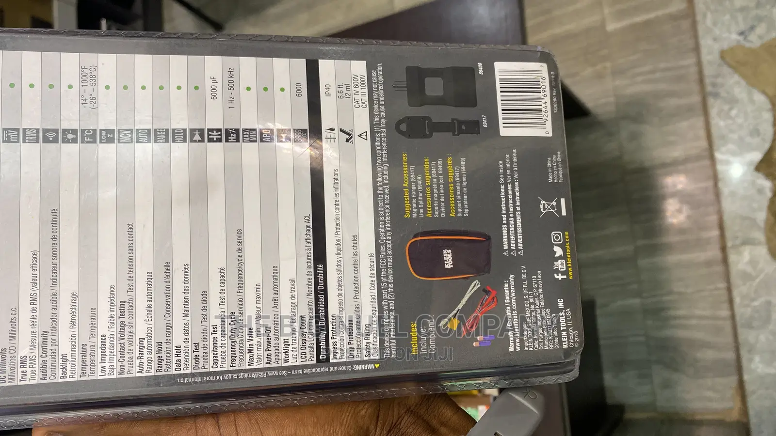 Quality Klein Too Digital Clamp Meter