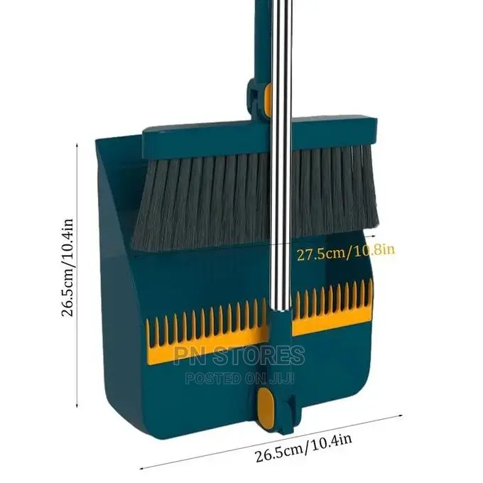 Brush Broom and Foldable Dustpan Parker