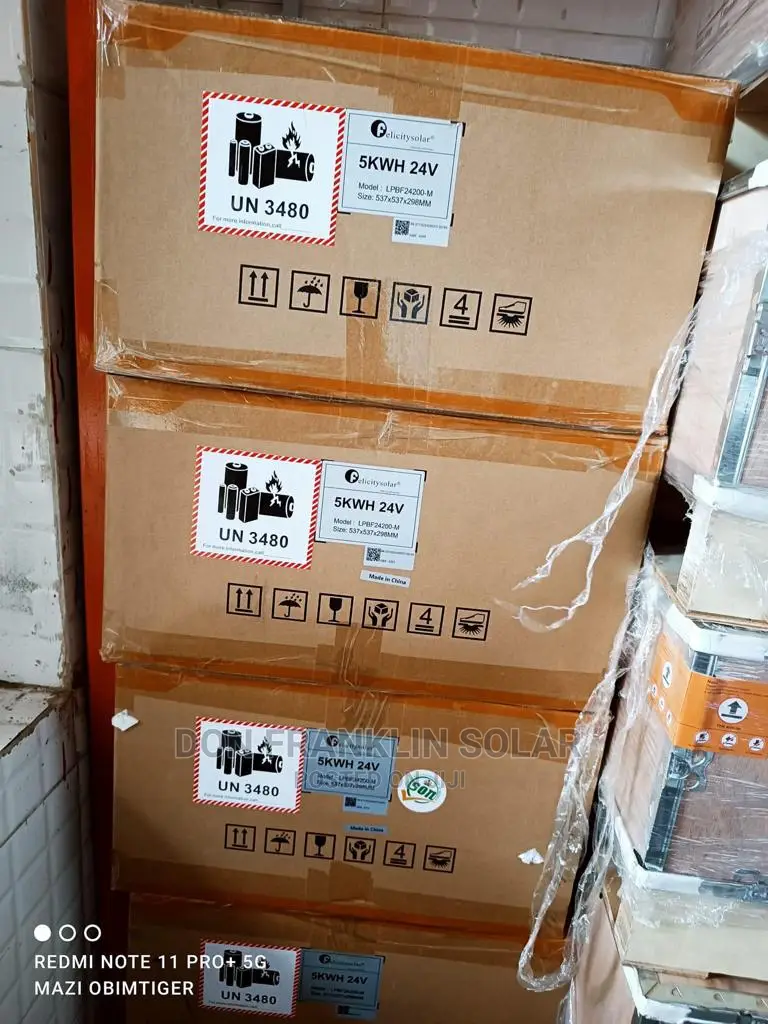 5kwh/24v Felicity Lithium Ion Battery With 2 Years Warranty
