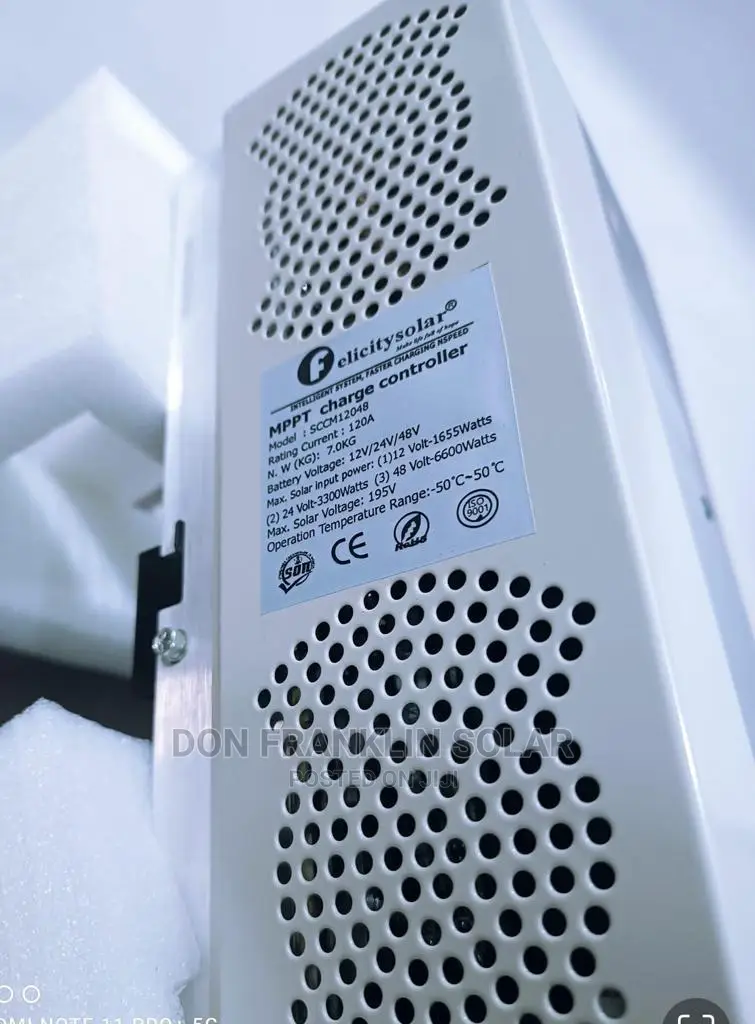 120ah Felicity MPPT Solar Charge Controller