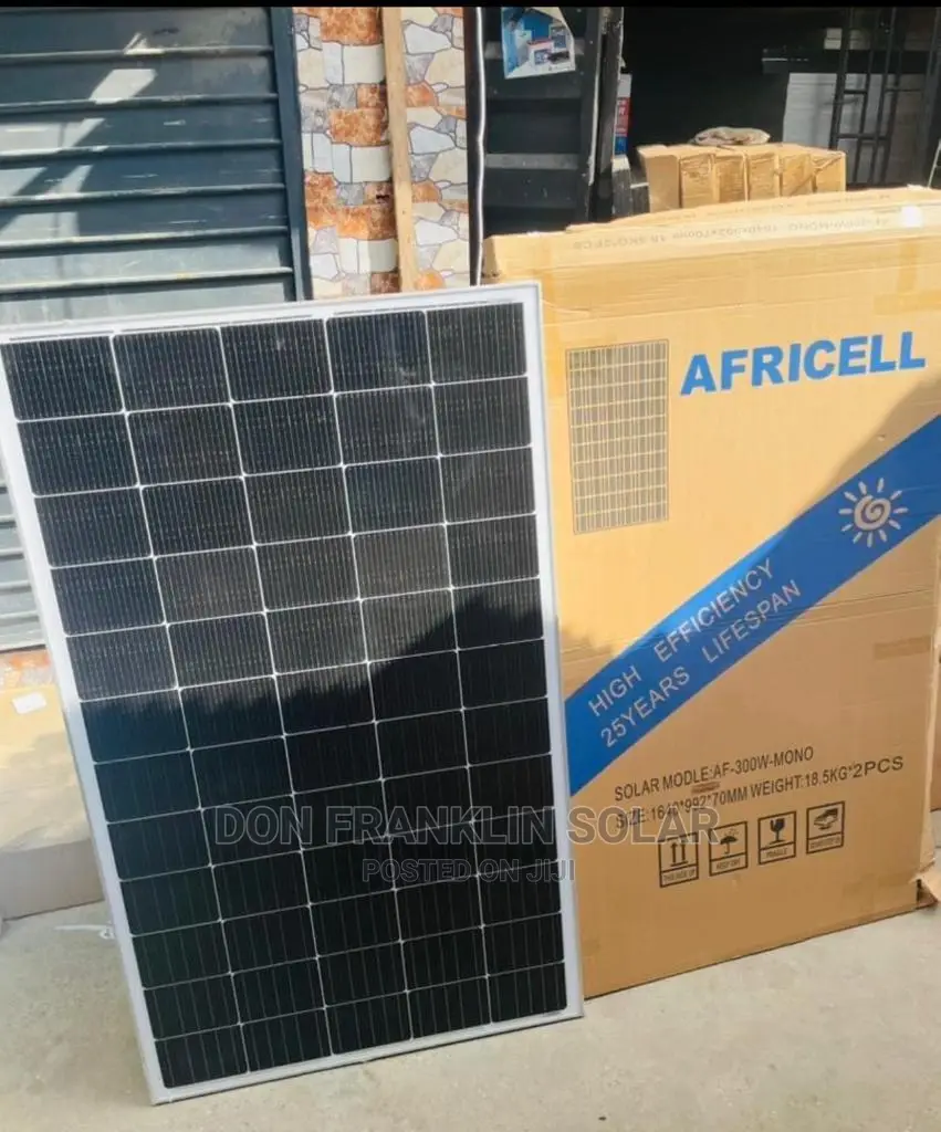 300watts Mono Afri Cell Brand New Solar Panel