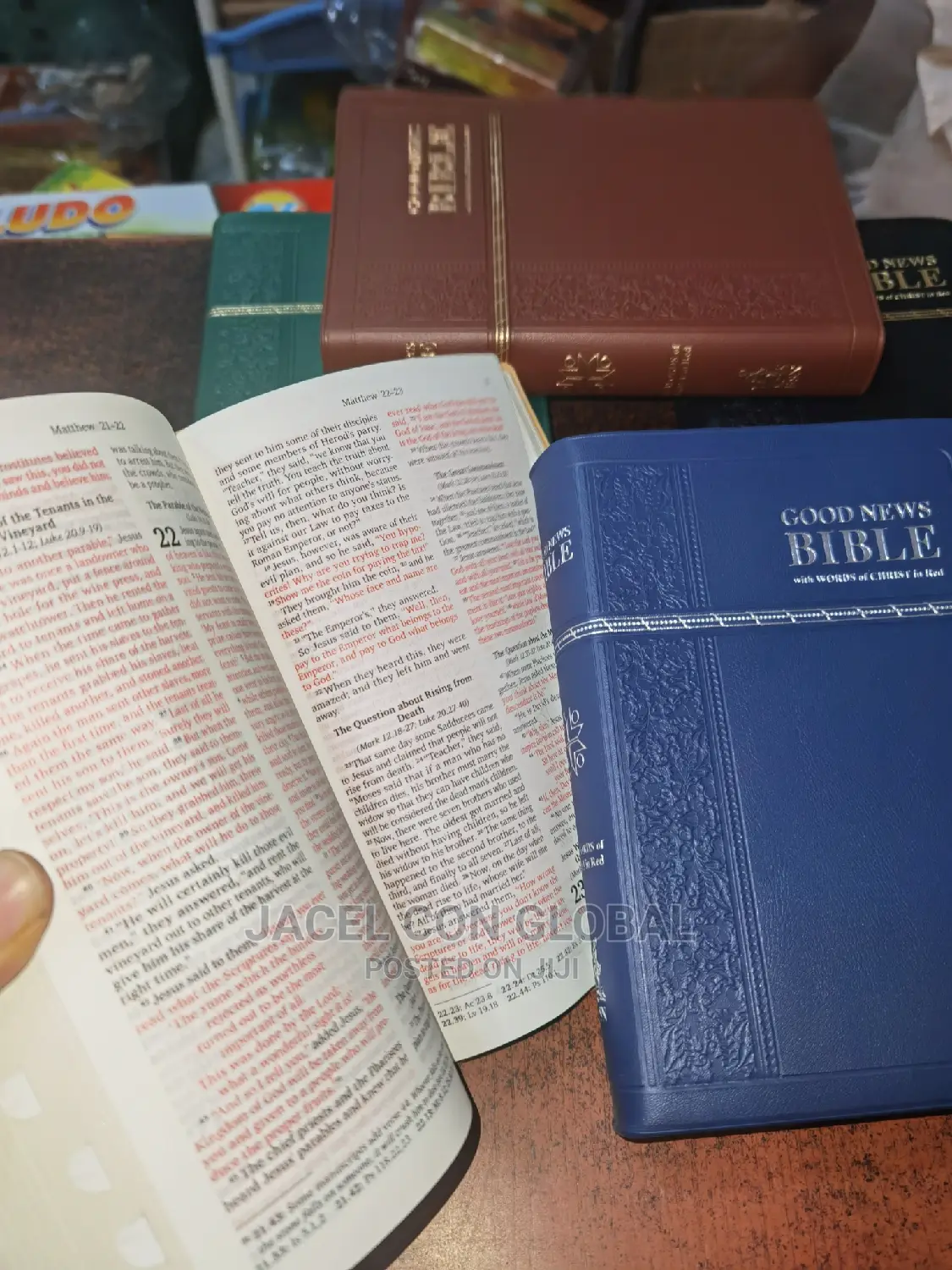 Good News Bible With Word of Christ in Red (Various Colors)