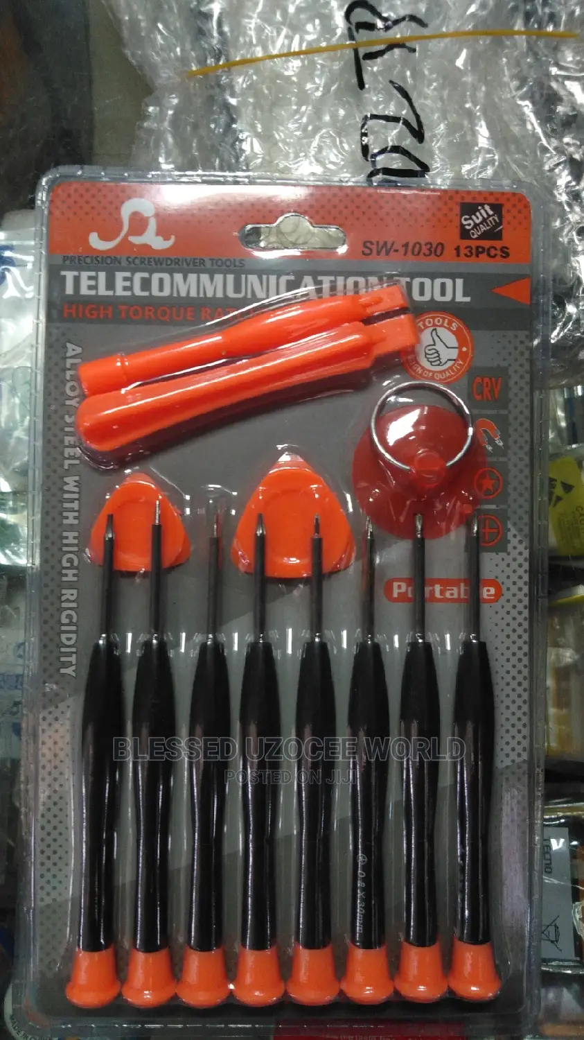 Sw-1030 Telecommunication Quality Alloy Steel Tools 13pcs