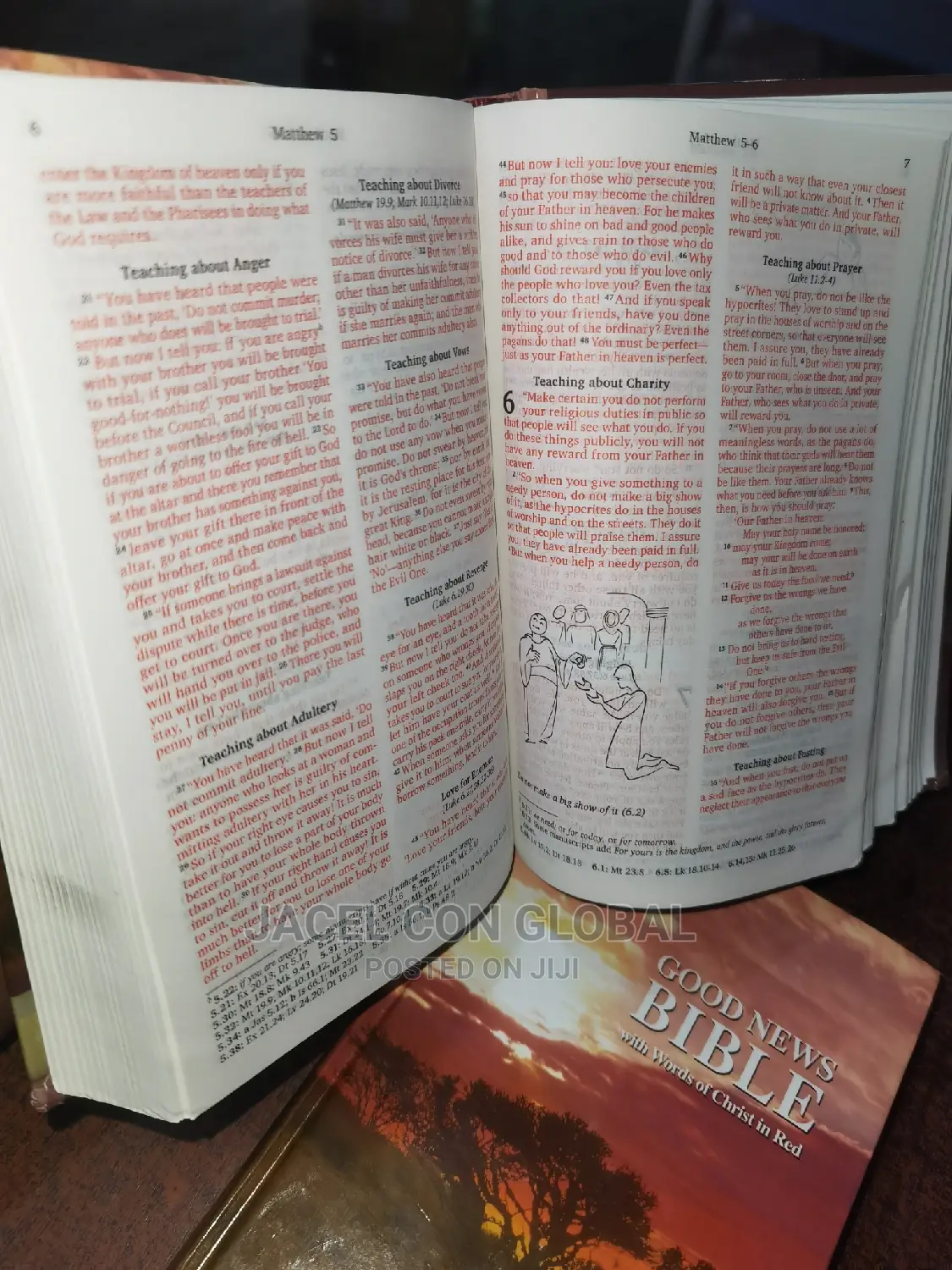 Sunrise Good News Bible With Words of Christ in Red