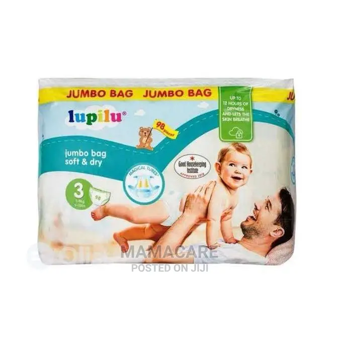 Nappies Size 3 Jumbo Pack 98 Nappies
