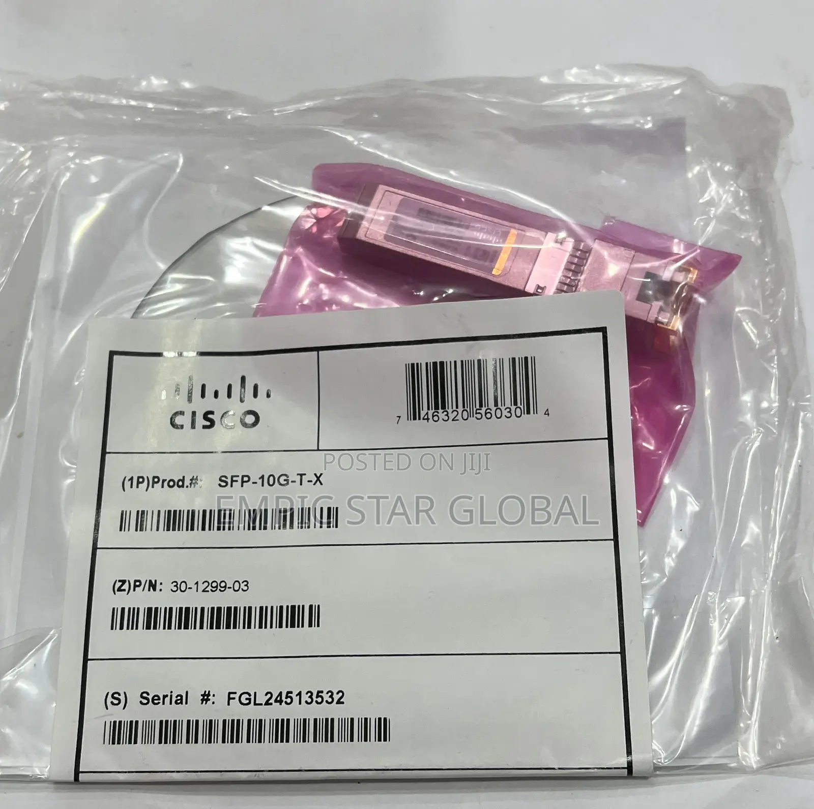 Cisco Sfp-10g-t-x Copper Transceiver Moduel