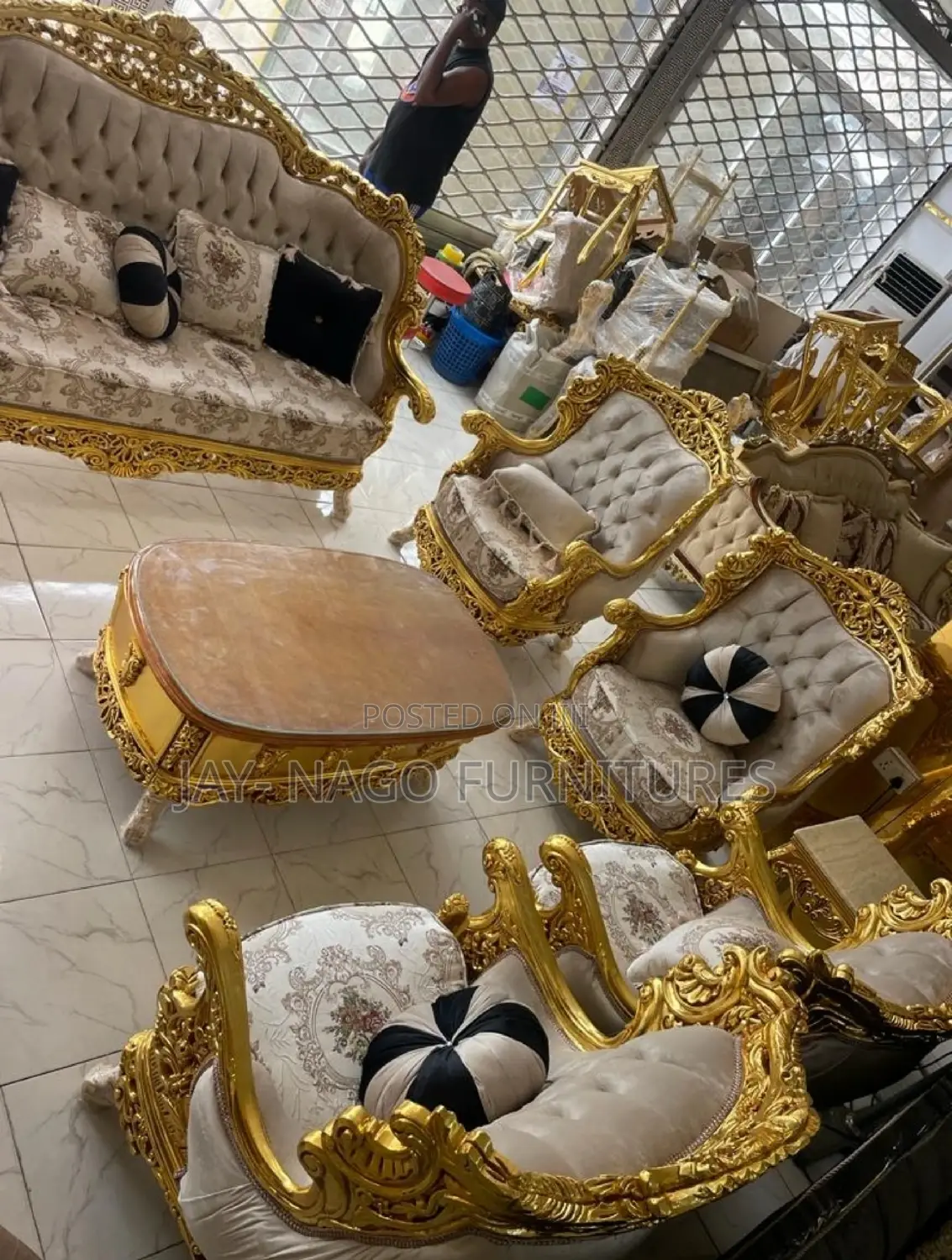 Executive Standard Quality Luxury Fabric Sofa Chair