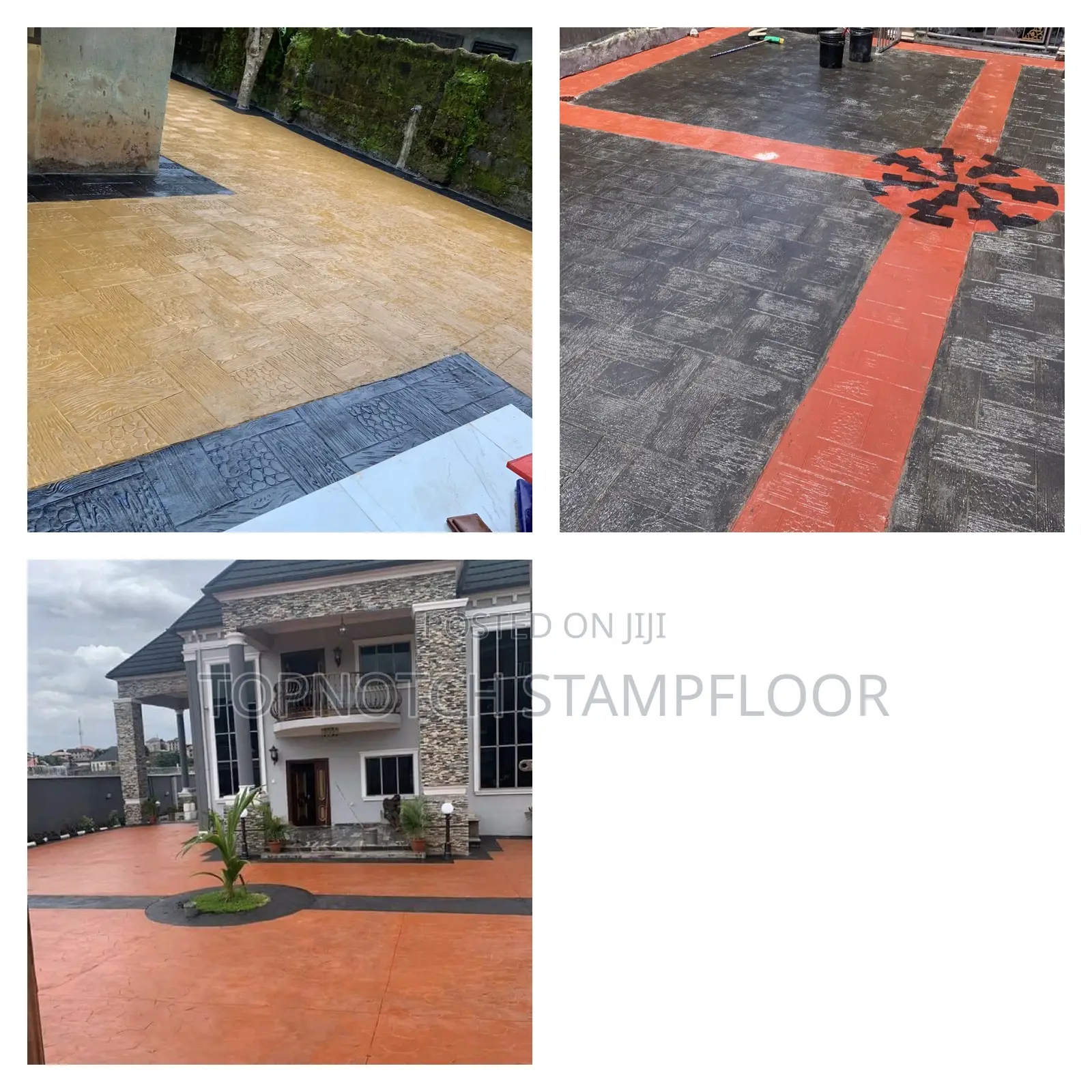 Concrete Stamp Floor Is a Goal