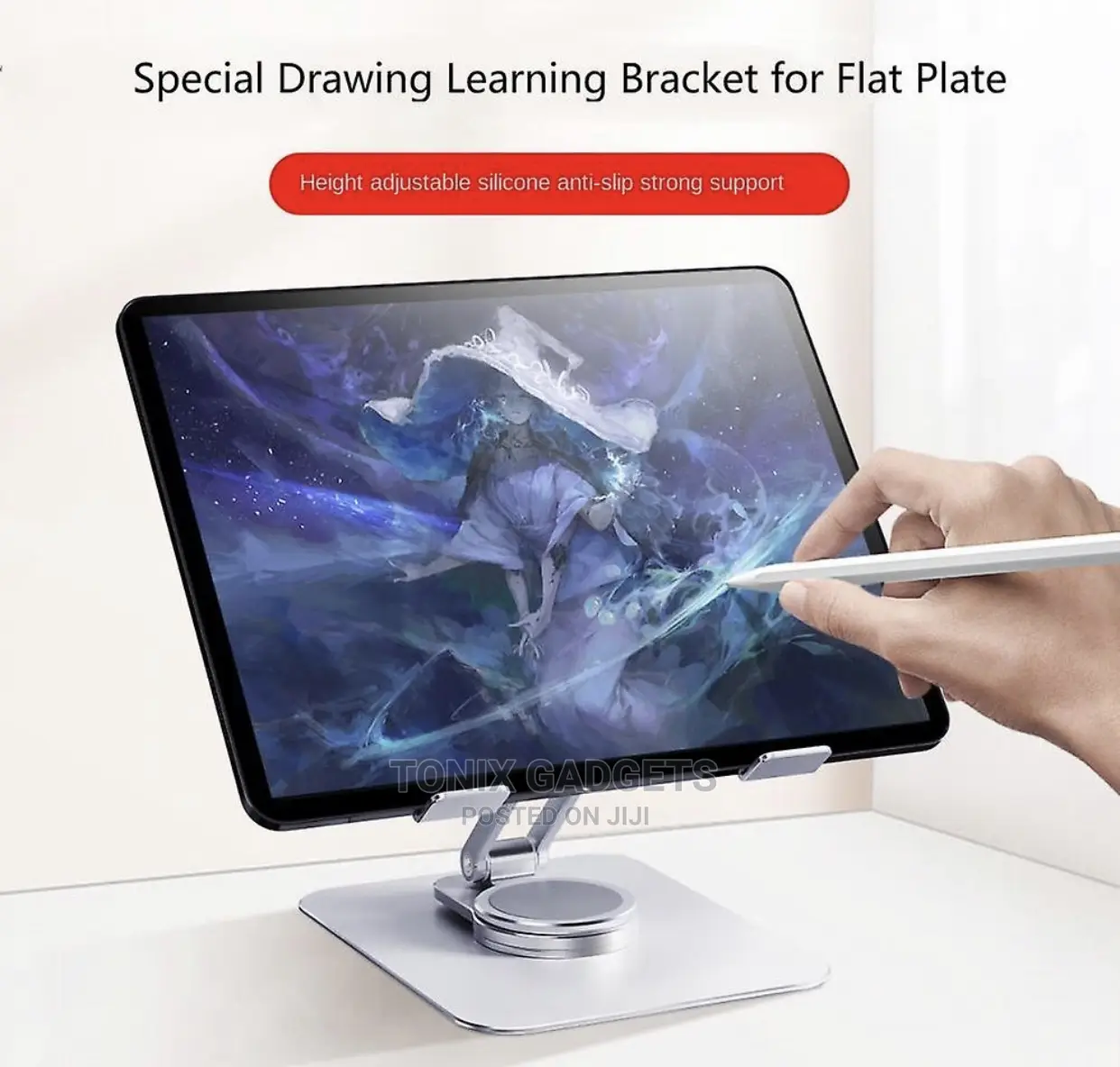 Adjustable Aluminum Alloy Tablet Stand 360° Metal Holder