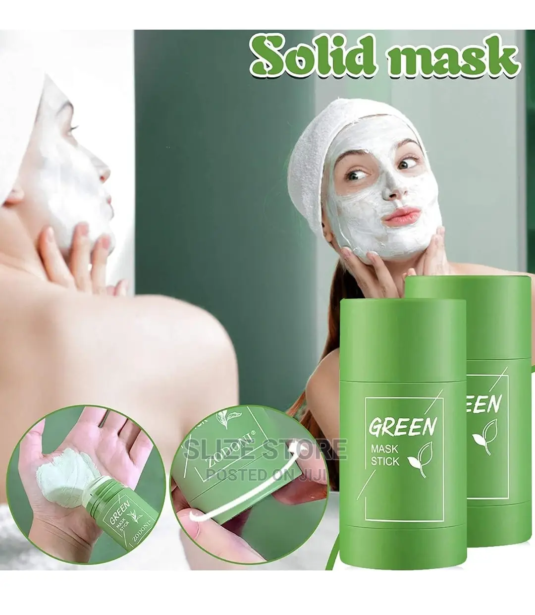 Green Mask Stick Deep Cleansing Oil Control and Anti-Acne