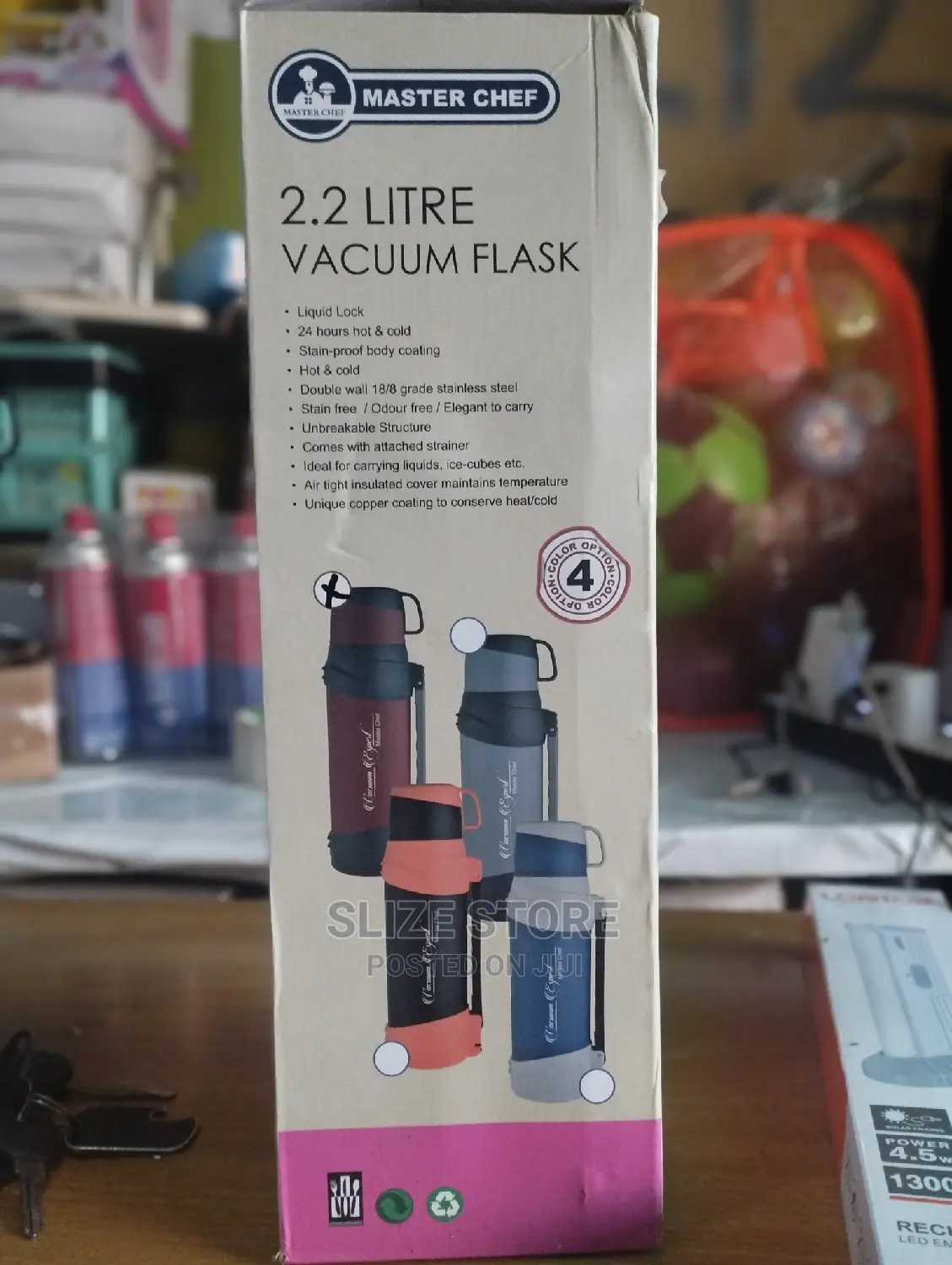 Master Chef 2.2L Vacuum Water Flask