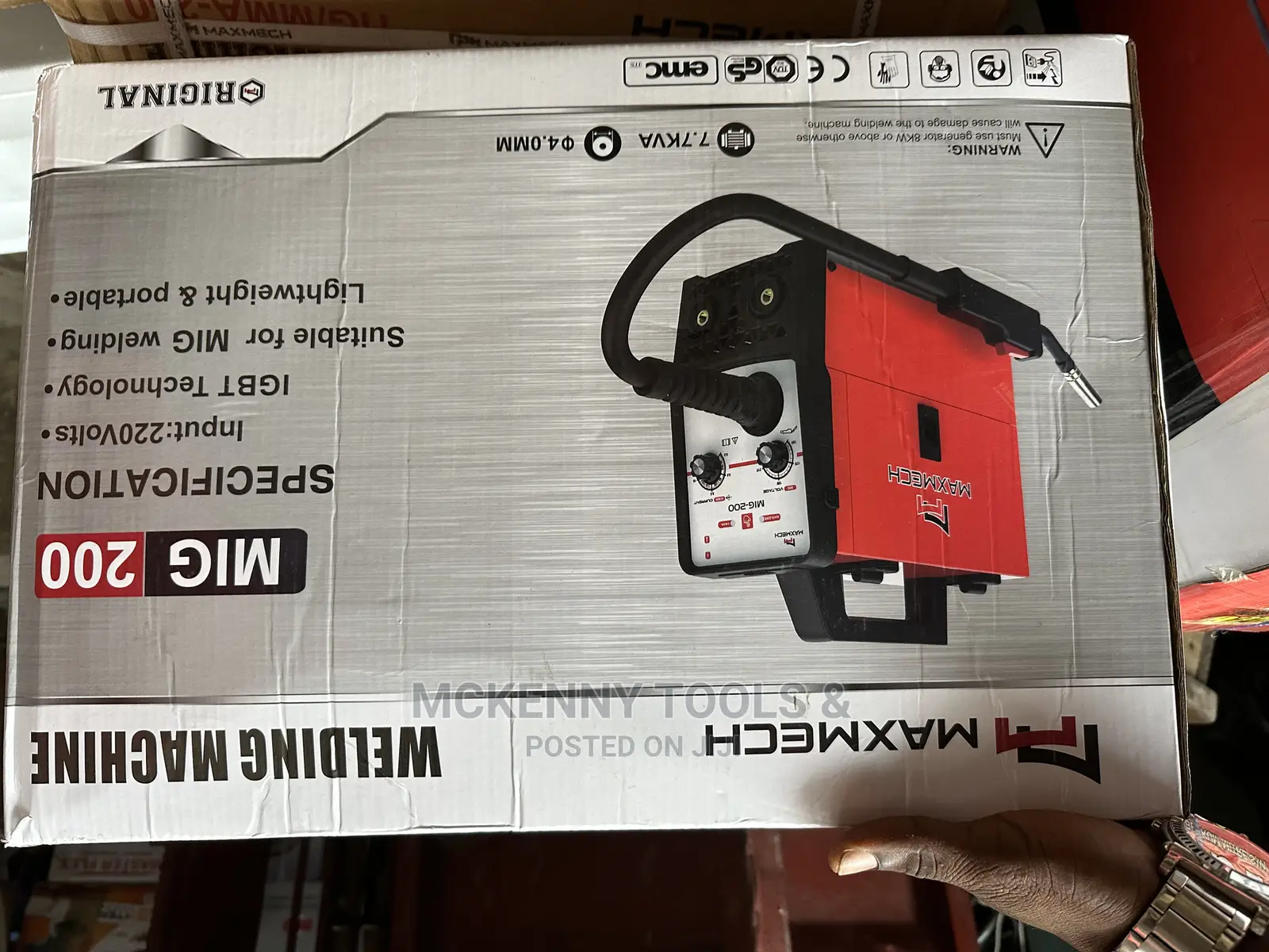 MAXMECH 200A Mug Welding Machine