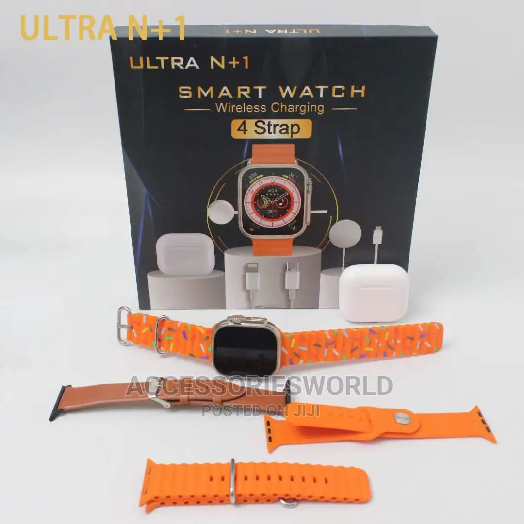 ULTRA N+1 Smartwatch Wireless Charging +Straps +Airpods