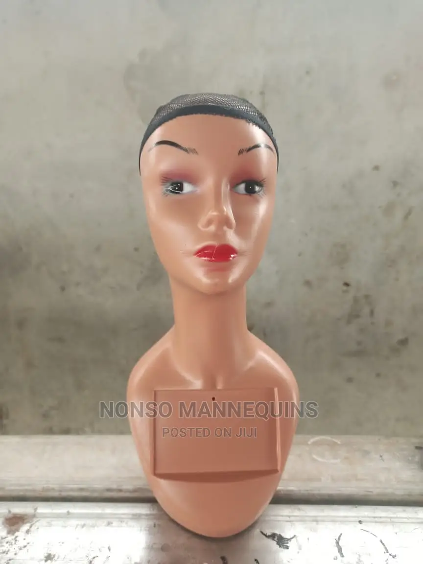Plastic Female Mannequins Heads for Wigs)Hats Etc