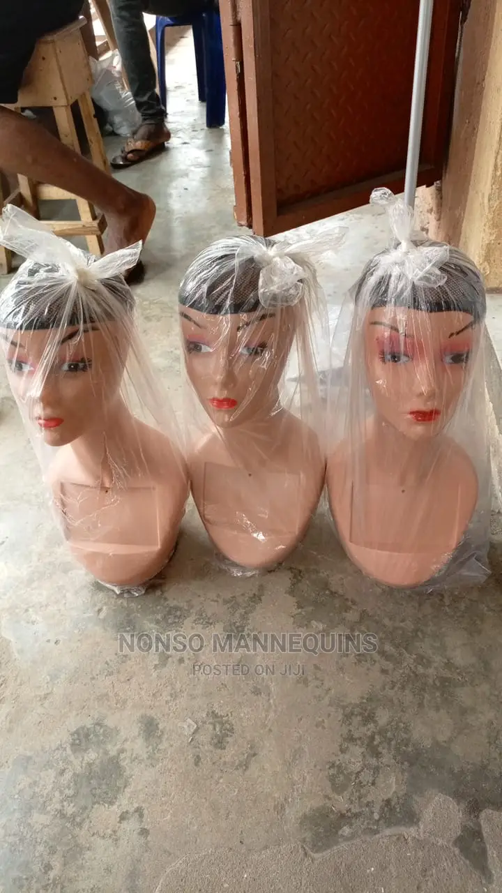 Plastic Female Mannequins Heads for Wigs)Hats Etc