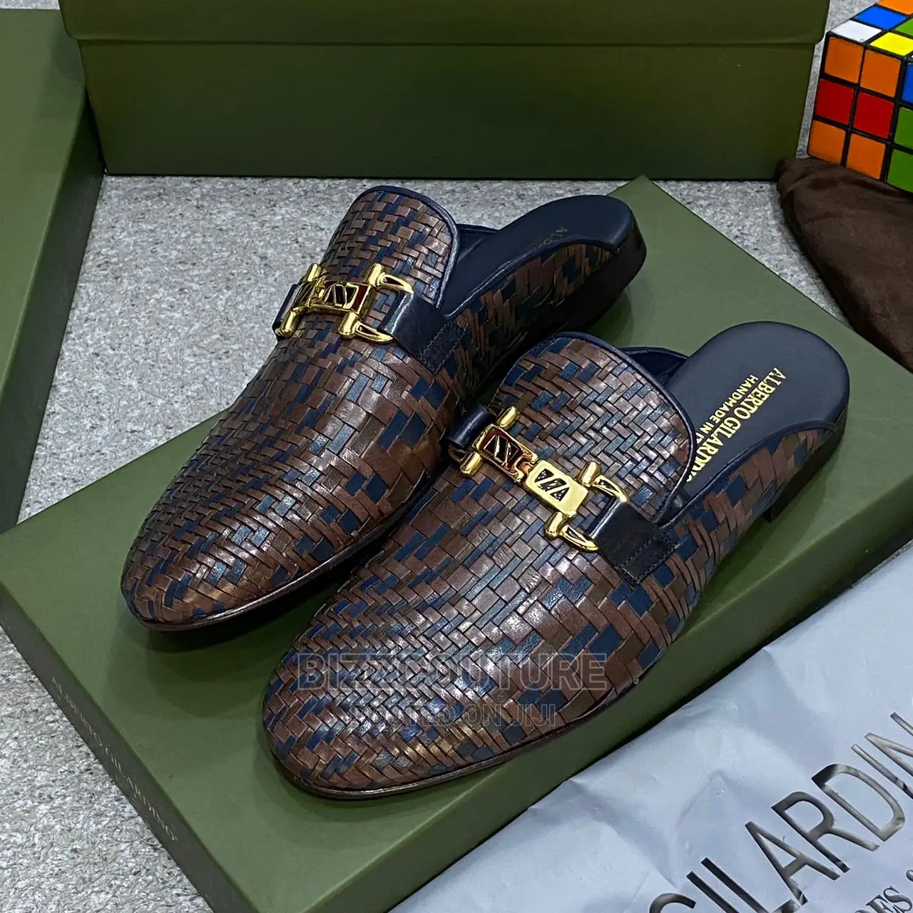 Original Italian ALBERTO GILARDIN Half Shoe's in Store