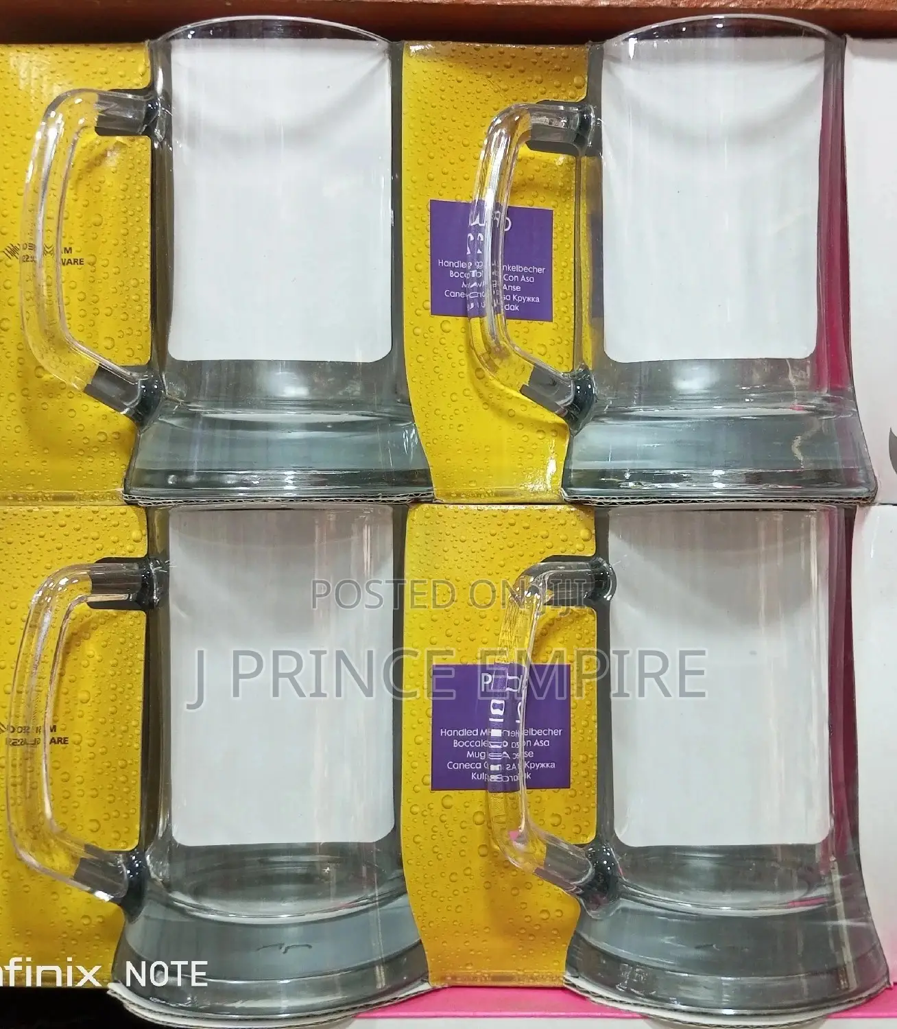 Pasabahce Beer Mug Set, 300ml, Set Of 2, Clear
