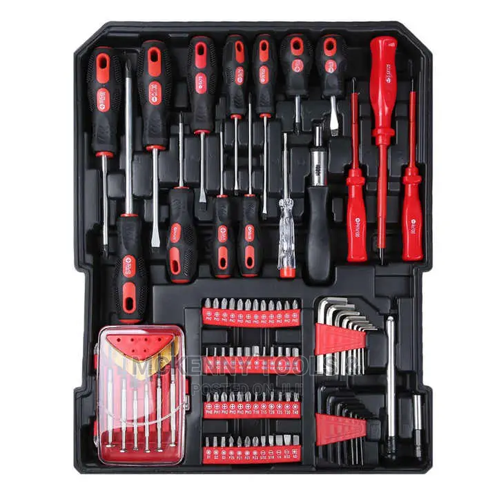 Multi Purpose 186pc Portable Hand Tool Kit Trolley Mechanics