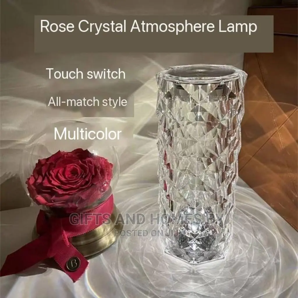 Rose Diamond Crystal Atmosphere Lamp