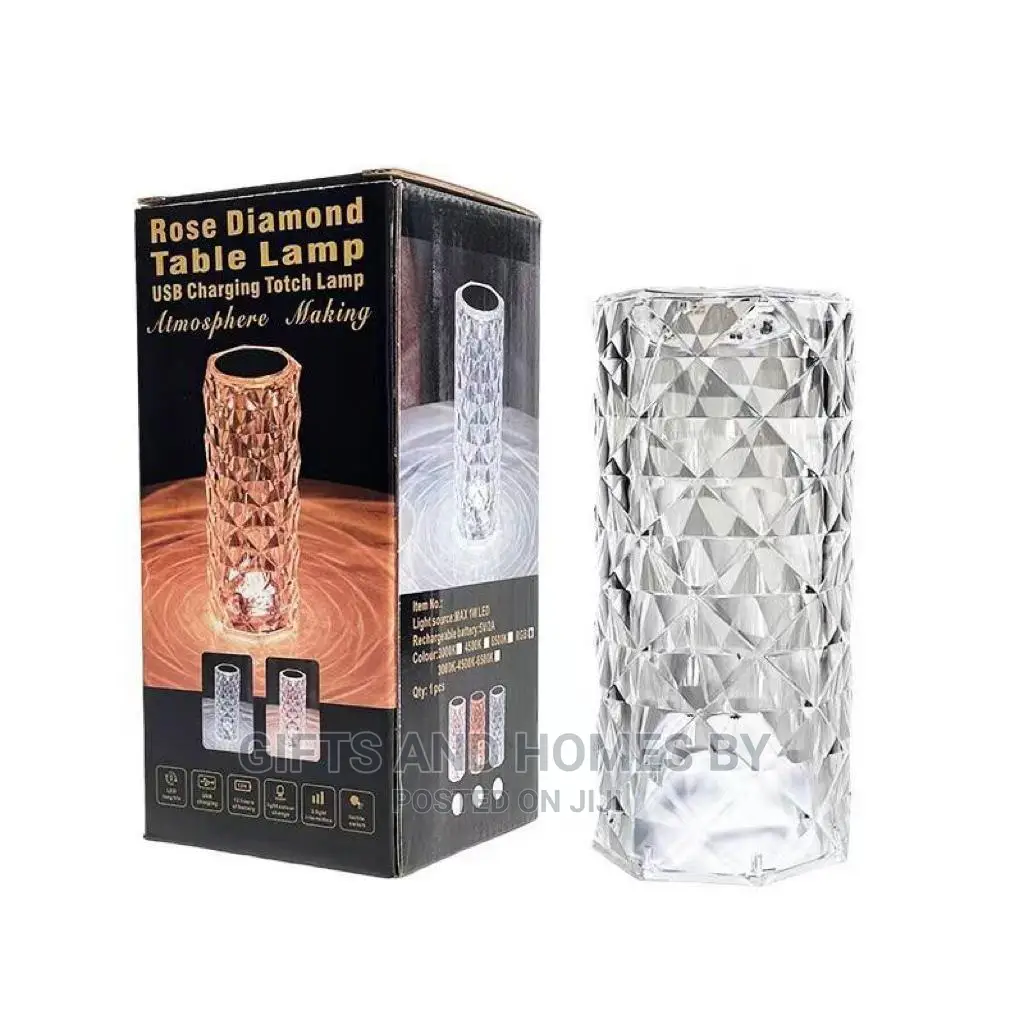 Rose Diamond Crystal Atmosphere Lamp