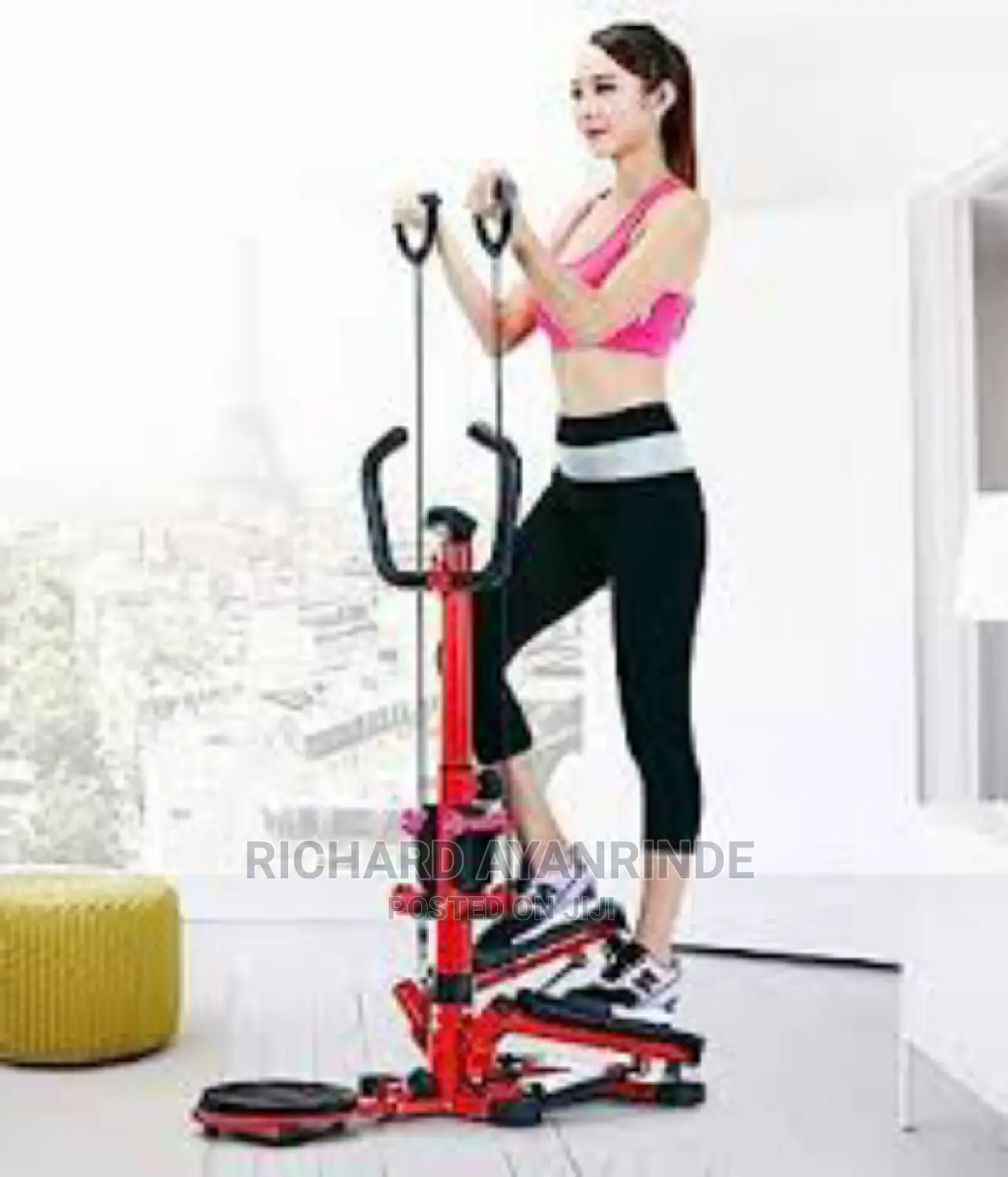 Standing Twist Stepper + Resistance Band + Twister