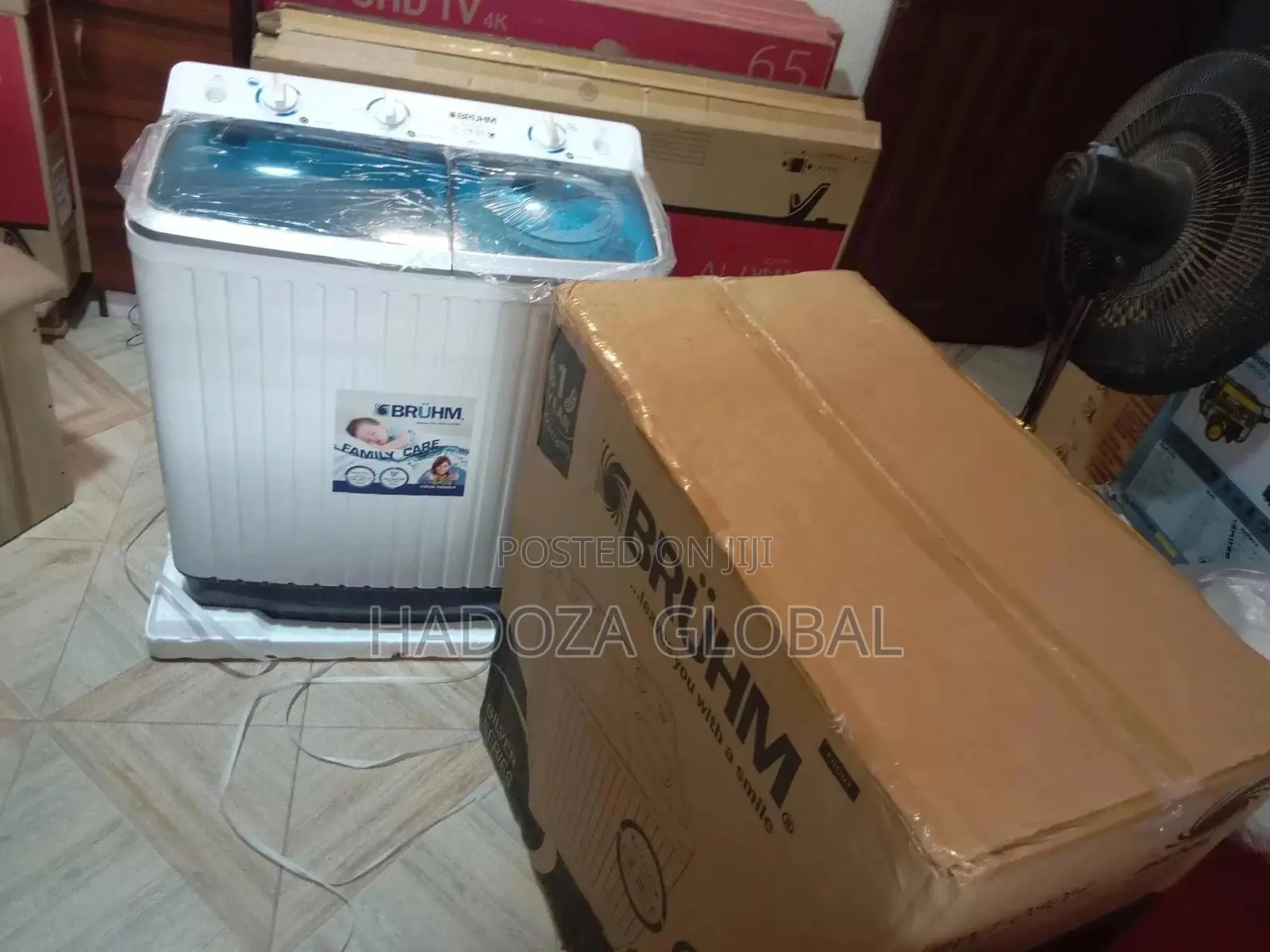 World Class Bruhm 8kg Semi-Automatic Washing Machine |BWT-08